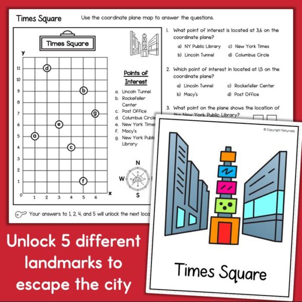 5th grade escape room math and reading